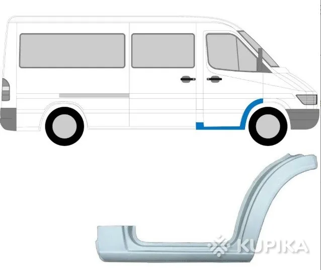 Порог арка ремкомплект Мерседес Спринтер Фольксваген ЛТ