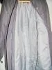 Пальто демисезонное серое с капюшоном, б.у, р.48-50