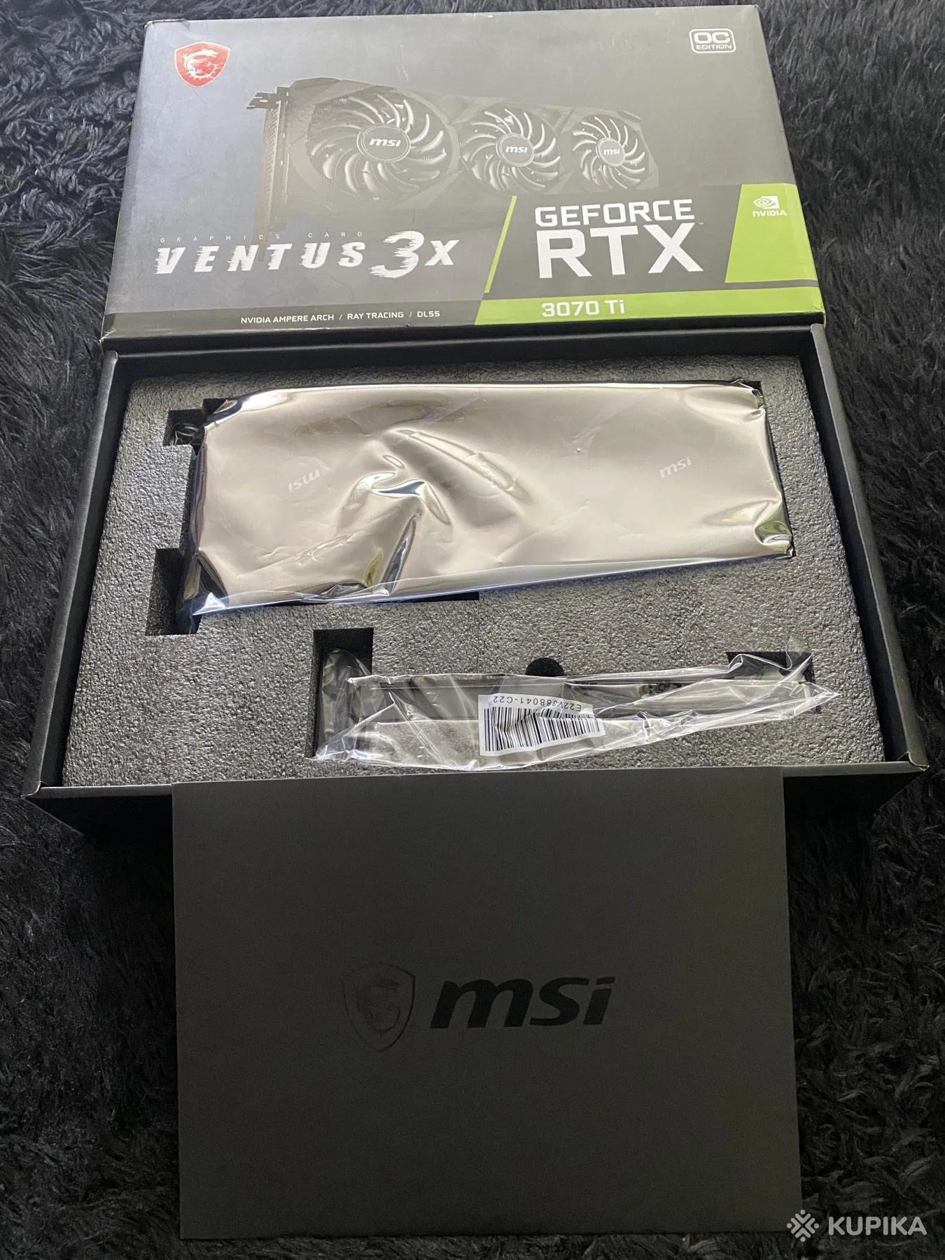 Видеокарта MSI GEFORCE RTX 3070 Ti VENTUS 3X