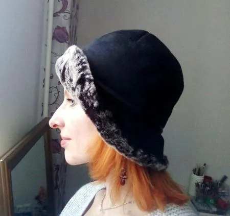 Шапка дублёнка НОВАЯ СТИЛЬНАЯ Чёрная+серая - Воложин - 30633 - Доска объявлений Kupika.by - Фото 4