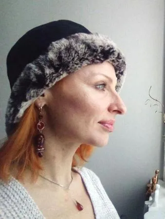 Шапка дублёнка НОВАЯ СТИЛЬНАЯ Чёрная+серая - Воложин - 30633 - Доска объявлений Kupika.by - Фото 7