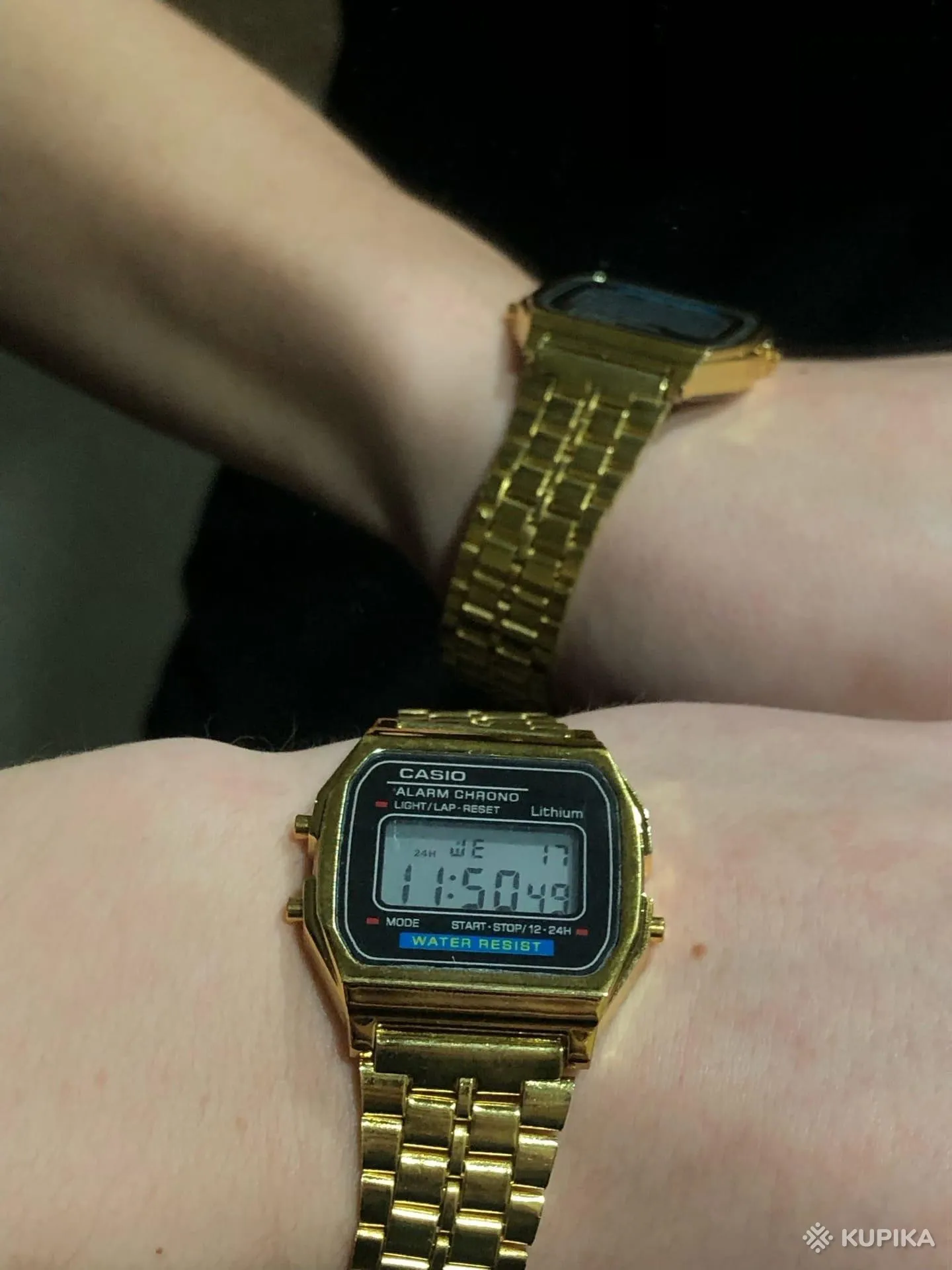 Золотые часы Casio