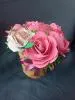 Интерьерная композиция из роз ручной работы 18 см