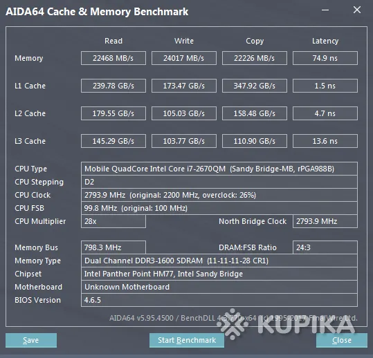 Оперативная память DDR4 8GB 2666MHZ PC4-21300