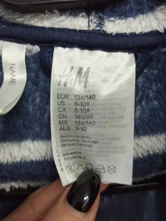 Халат флисовый h&m рост 140 на мальчика