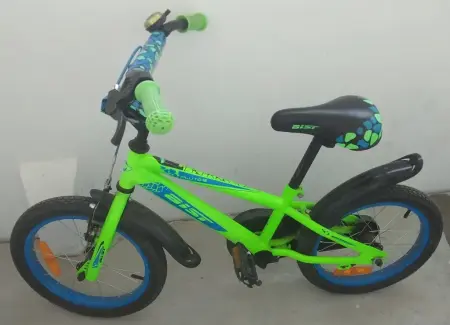 Детский транспорт - Велосипед детский AIST Pluto 16 зеленый СРОЧНО - Слуцк - Фото 2 Велосипед детский AIST Pluto 16 зеленый СРОЧНО - Слуцк - 54448 - Доска объявлений Kupika.by - Фото 2