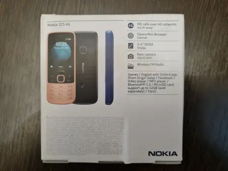 Nokia 225 4G TA-1276 чёрный (новый)