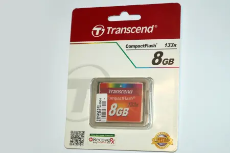 Карта памяти Compact Flash 8Gb Transcend