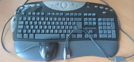 Logitech Cordless keyboard клавиатура