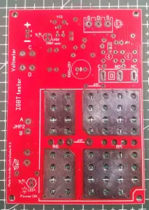 Печатная плата тестера IGBT транзисторов