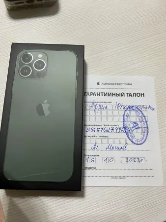 iPhone 13 Pro Max цвет alpine green  256GB. НА ГАРАНТИИ.