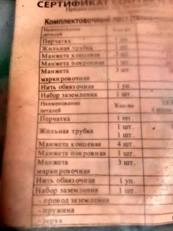 муфта кабельная марки 1КВТпН-4х(35-50)