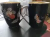 Чашки кобальтовые с позолотой СССР
