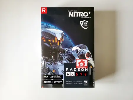 Продам видеокарту AMD Sapphire RX570 Nitro + 8GB