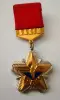 Знак ЦК ВЛКСМ БАМ. Снежинка