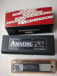 Губная гармошка KONGSHENG диатоническая 20 Deluxe