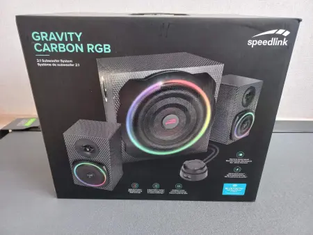 Компьютерные колонки Speed-Link Gravity Carbon RGB 2.1