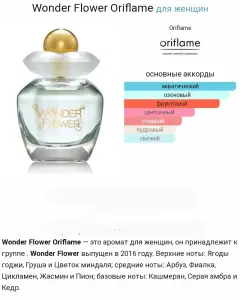 Туалетная вода WONDER FLOWER Oriflame Орифлейм