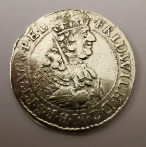 Орт 1684. Г. Пруссия 18 грошей.