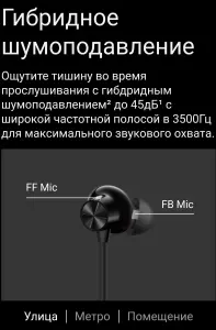 OnePlus bullets wireless Z2(Magico black) наушники