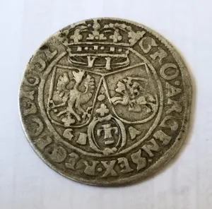 6 грошей 1652 г. R2.