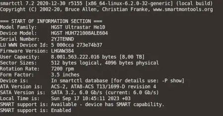 Жёсткий диск WD Ultrastar DC HC510 8TB