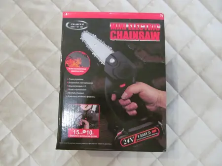 Мини-пила аккумуляторная цепная Mini Electric Chainsaw 24V