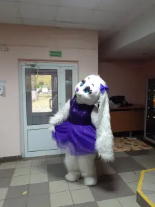 Серебряное шоу.Ростовые Мишка Тедди и Зайка