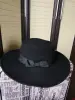 Шляпа фетровая черная