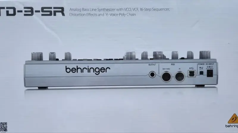 Behringer TD-3-SR аналоговый басовый синтезатор с осциллятором