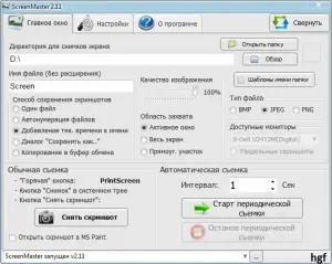 Screen Master программа для захвата экрана