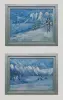 Картины Зима-комплект из 2 шт. Масло на холсте 30 х40 см.