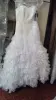 Платье Русалочка-рыбка белое пышное на бал,42-46