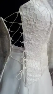 Наряд на бал(юбка+корсет),белый в пол,42-46