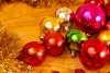 Шарики елка гирлянда мишура новогодние украшения