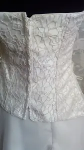 Наряд на бал(юбка+корсет),белый в пол,42-46