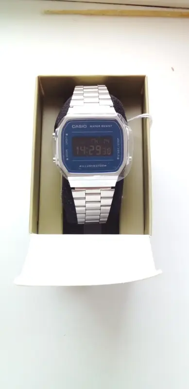 casio 168wem-2b часы