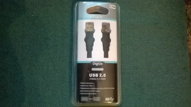 Кабель для Передачи Данных USB 2.0 Type-A