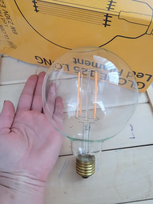 Ретро лампа Эдисона LED Filament GLOBE 125 LONG.