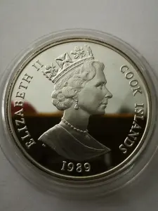 50 долларов 1989 Г Острова Кука .Океания .тип зима лето