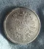 1 mark 1881j монета