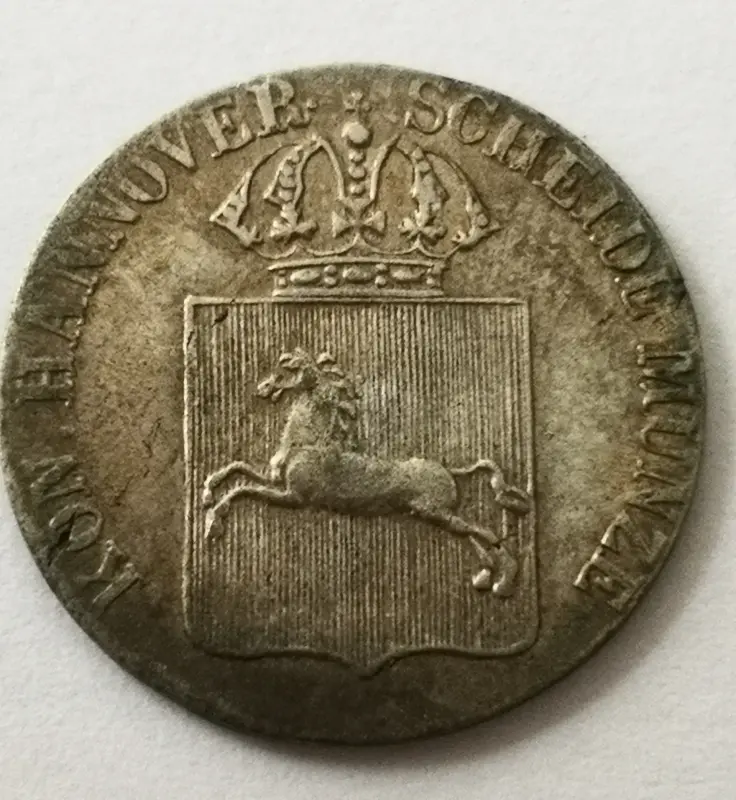 1/24 талера 1842 г. S - Ганновер Серебро состояние!!! UNC