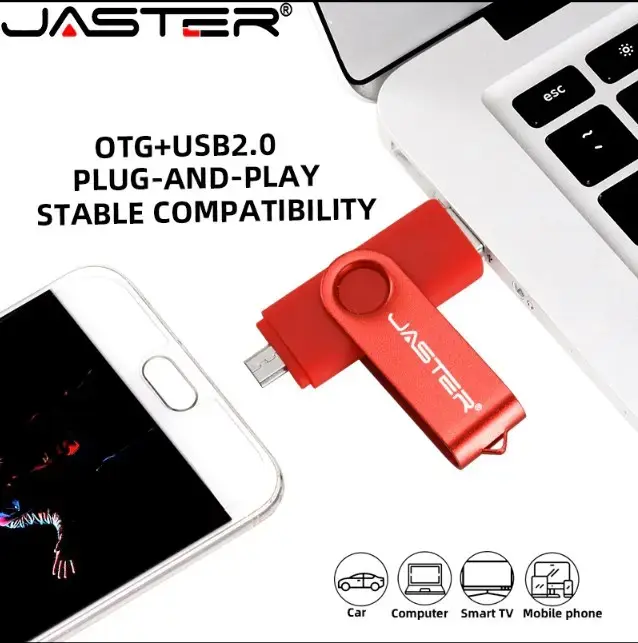 Флэшка 64Gb USB 2.0 (+Micro-USB+Type-C) НОВАЯ