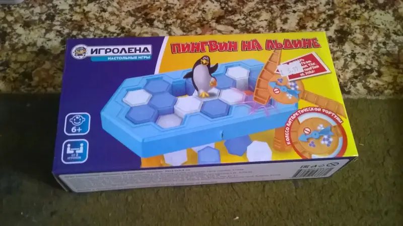 Настольная игра ИГРОЛЕНД Пингвин на льдине