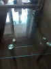 Кухонный стол, стеклянный