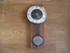 Часы кварцевые настенные с барометром ЯНТАРЬ времён СССР