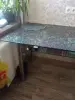 Кухонный стол, стеклянный