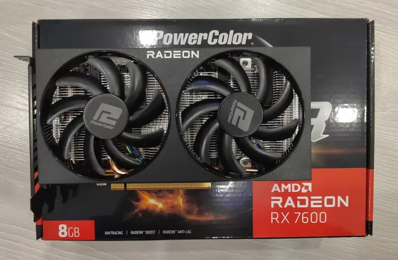 Видеокарта PowerColor Fighter Radeon RX 7600 8GB GDDR6 RX 7600 8G-F