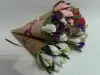 Букет тюльпанов из конфет на 8 марта