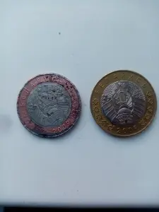 Монета 2 рубля. Беларусь. Брак.